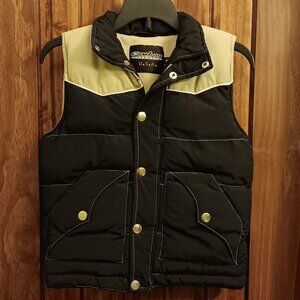 Boys youth Cowboy Hardware puffer vest